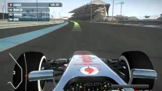 F1 2012 Demo - Laszlo Bodi onboard Abu Dhaby