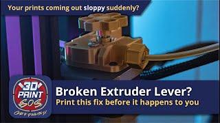 Broken Extruder Lever? Let's fix it with a Printable Extruder.