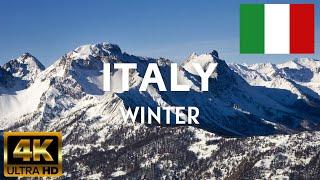 Winter Italy 4K Ultra HD • Stunning Footage, Scenic Relaxation Film with Calming Music