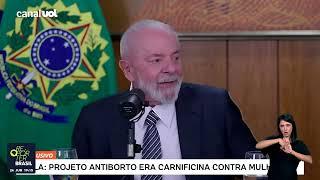 Entrevista: presidente Lula fala sobre maconha e gastos públicos