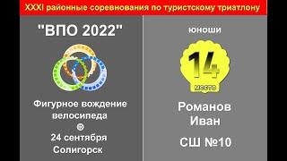 14 место - Романов Иван (СШ №10 г. Солигорск)