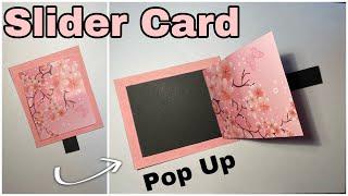 Slider POP UP Card | DIY Interactive Cards | Scrapbook/Explosion Box