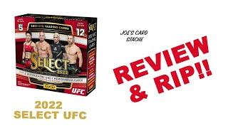 2022 PANINI SELECT UFC HOBBY Product Review and Ripping Packs | BIG ROOKIE PULL!