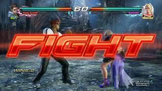 Hwoarang (Basuka) vs Nina (Bluefire) FT3 in Tekken 8 Style