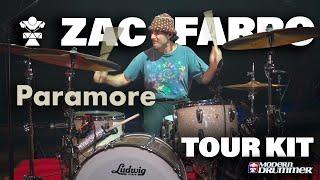 Zac Farro - Paramore - Tour Kit Rundown