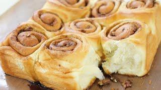 (손반죽)How to make sweet cinnamon roll/시나몬롤 만들기