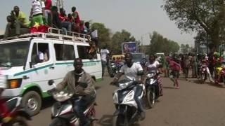 Arrivée des Etalons à Ouagadougou