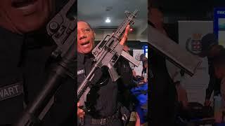 JCF Police Expo 2023 - Weapons Expert Showing Colt SMG #jcf #police #jamaica #submachinegun #gündem