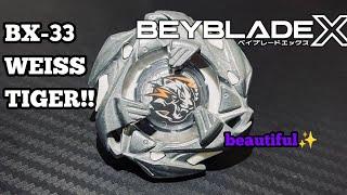 BX-33 WEISS TIGERR UNBOXING!!! | BEYBLADE X