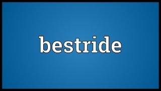 Bestride Meaning