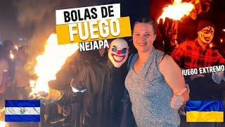 Bolas de fuego en Nejapa  El Salvador | Ucraniana | ADRENALINA PURA