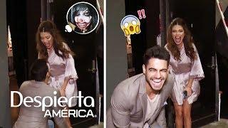 Le pegan tremendo susto a Ana Patricia en Mira Quién Baila