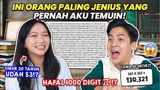 SHOCK.. CEWEK INI UMUR 14 LULUS SMA, UMUR 20 UDAH S3! HAFAL 1000 ANGKA PI!? JEROME SPEECHLESS 