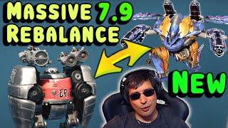 GAMECHANGER RE-BALANCE 7.9 Incoming! War Robots Update News WR