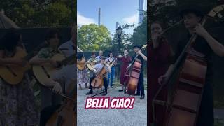 Bella Ciao with two family bands!!! (ft. @TheHappyCaravan ) #shorts #bellaciao