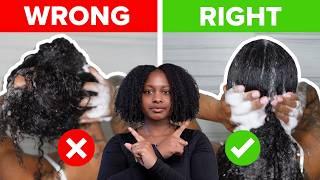 YOU'RE NOT WASHING YOUR HAIR PROPERLY! SUPER DETAILED How to + Mistakes to AVOID in Wash Day Routine