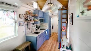 Her adorable Tiny Home in a WOMEN-ONLY Tiny House Community