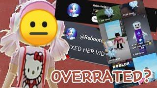 THIS YOUTUBER MAKES *OVERRATED* CONTENT?! @RebootedPoppy | roblox drama rant/tea 2023 (read desc)