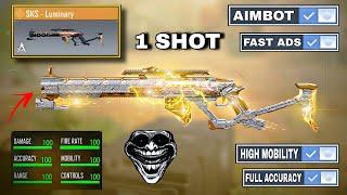 NEW "1 SHOT"  SKS  Gunsmith! its TAKING OVER COD Mobile in Season 2