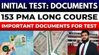 IMPORTANT DOCUMENTS FOR INITIAL TEST | 153 PMA LONG COURSE | Sheraz Ahmad Awan