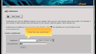 Creating a Sub Domain - webpromo-inc.com