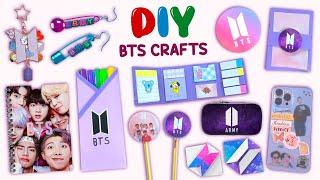 16 DIY BTS CRAFTS - Army Craft Ideas - BTS School Supplies and more...