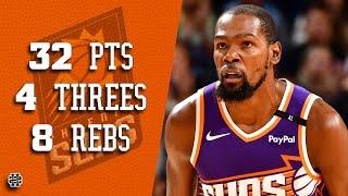 Kevin Durant 32 pts 4 threes 8 rebs vs Heat 24/25 season