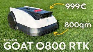 Überraschend! - ECOVACS GOAT O800 RTK | Einrichtung & erste Kartierung