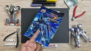 The Gundam 0,13$!!!. I repaint this | ASMR BUILD | 20 Gundam Sachets