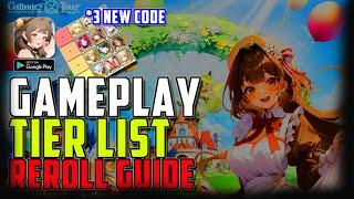 [Tier List Reroll] Culinary Tour (Android) Launch Gameplay