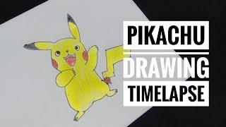 Pikachu Drawing Timelapse|Sinoos World