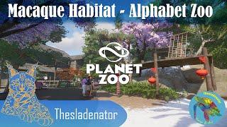 Japanese Macaque Habitat | Alphabet Zoo | Planet Zoo - Franchise