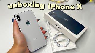 iPhone X em 2024 - unboxing, acessórios e mais…