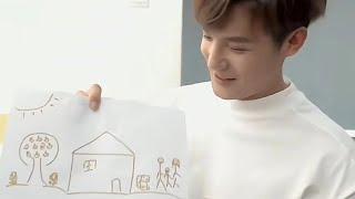 Clip: Zheng YeCheng draws a family of three and a dog when asked to draw "family" #zhengyecheng #鄭業成
