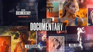 History Documentary Slideshow / Cinematic Slideshow Opener (After Effects Template)  AE Templates