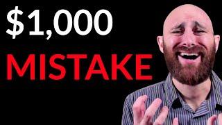 Avoiding Costly Forex Mistakes: My $1,000 Trading Error Explained!