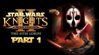 Star Wars: KotOR 2 (2022) - Gameplay Walkthrough - Part 1 - "Peragus II"