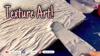 কিভাবে Texture Art বানাবেন? । Texture Paste Recipe | Textured Art Bangla Tutorial Part 1