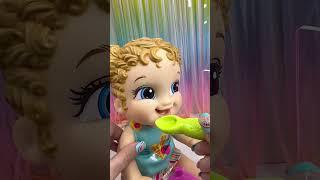 Baby Alive Magic Banana  Plate and Spoon#babyalive #asmr #nostalgia #shorts