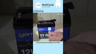 WattCycle 12V 100Ah Mini LiFePO4 Battery: Quick Unbox & Test!