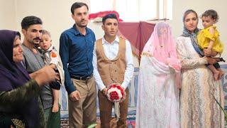 Nomadic wedding:theend ofRasool's great celebrationinavillagehousewiththepresenceof HosseinandGhazal