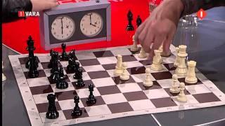 Magnus Carlsen playing a one minute game against Hans Bohm