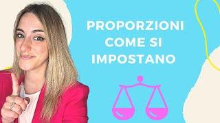 Proporzioni - Come si scrivono