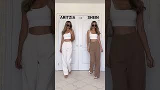 ARITZIA vs SHEIN  who won? #shorts