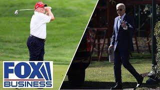 Trump challenges Biden to golf match