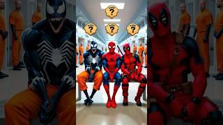 Epic Prison Break Ep 2 | Rank Up | Spider-Man vs Deadpool vs Venom #shorts #spiderman #venom