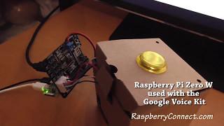 Raspberry Pi Zero W using Google AIY Voice Hat