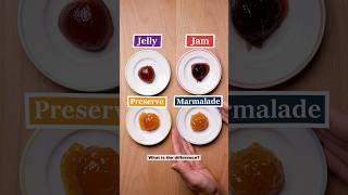 Jelly vs Jam vs Preserve vs Marmalade. What is the difference?