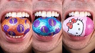 Satisfying Easter Eggs ASMR #ASMR #EasterEgg #Easter #Chocolate #Long #Satisfying #Eggs