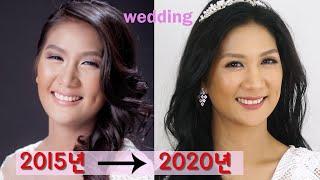 lovely wedding makeup 과거 웨딩사진을 다르게 표현했어요.러블리하고 모던하게~#107 성형 메이크업